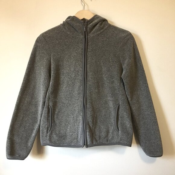 Lativ Grey Zip Up Fleece Hoodie - Picture 1 of 14